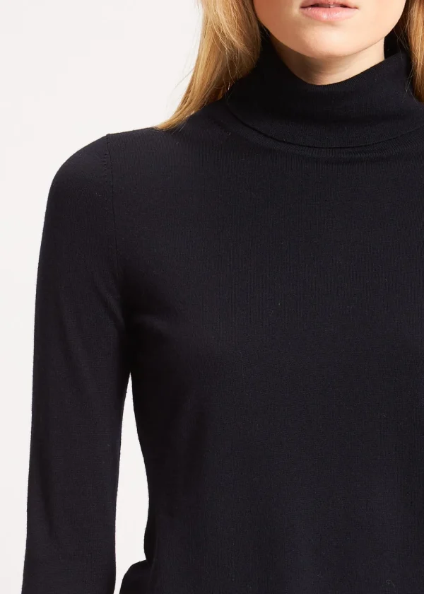 Superfine Merino Turtleneck