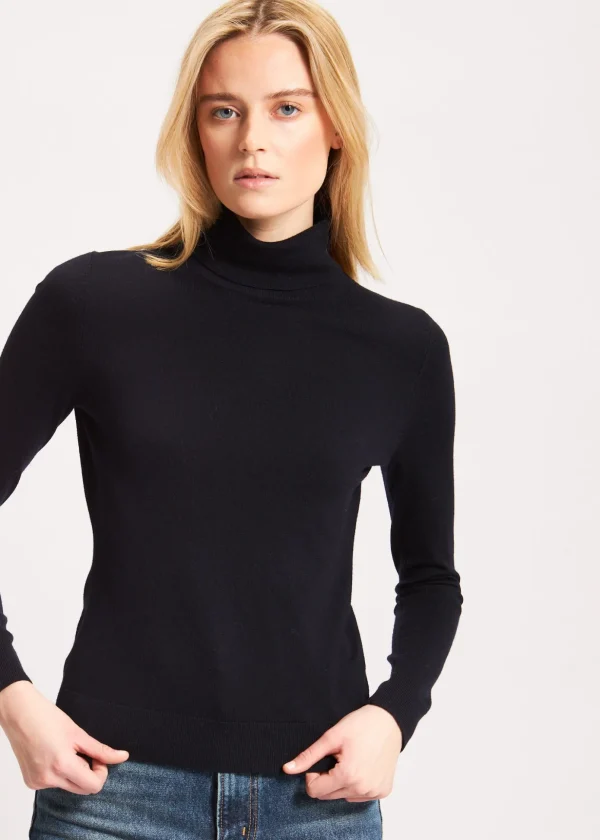 Superfine Merino Turtleneck