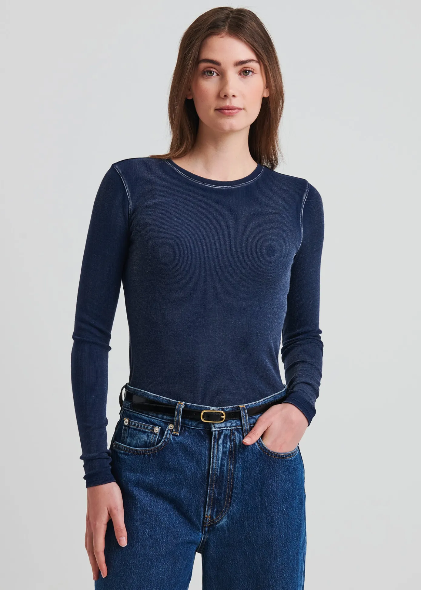 vintage_wash_pima_cotton__3.webp Vintage Wash Pima Cotton Stretch Ribbed T-Shirt