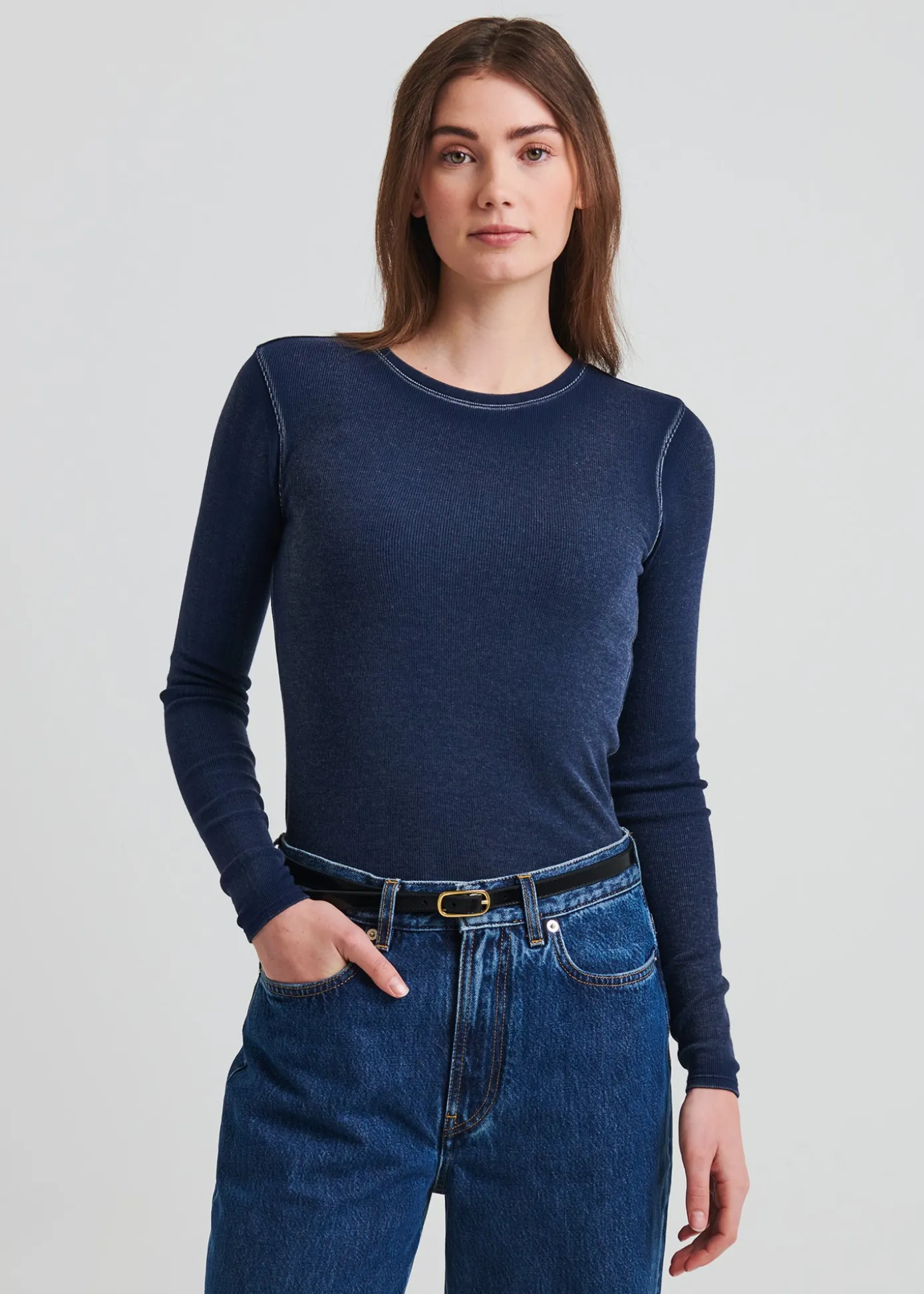 vintage_wash_pima_cotton__4.webp Vintage Wash Pima Cotton Stretch Ribbed T-Shirt