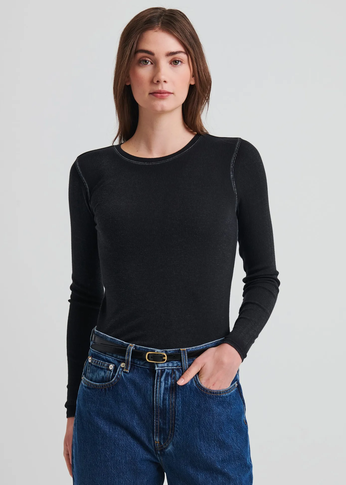 vintage_wash_pima_cotton__5.webp Vintage Wash Pima Cotton Stretch Ribbed T-Shirt