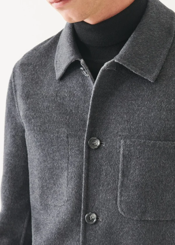 Wool Cashmere Double Face Chore Jacket