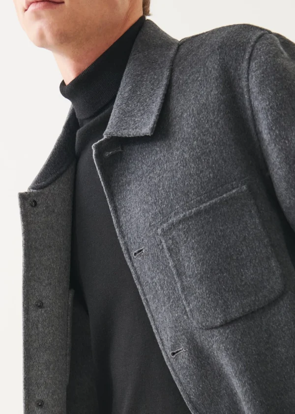 Wool Cashmere Double Face Chore Jacket