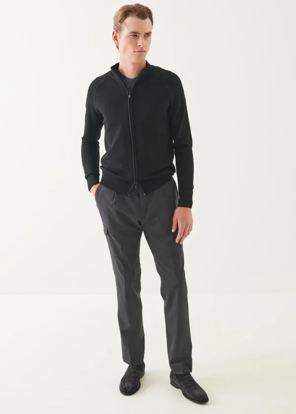 Wool Slim Cargo Pant