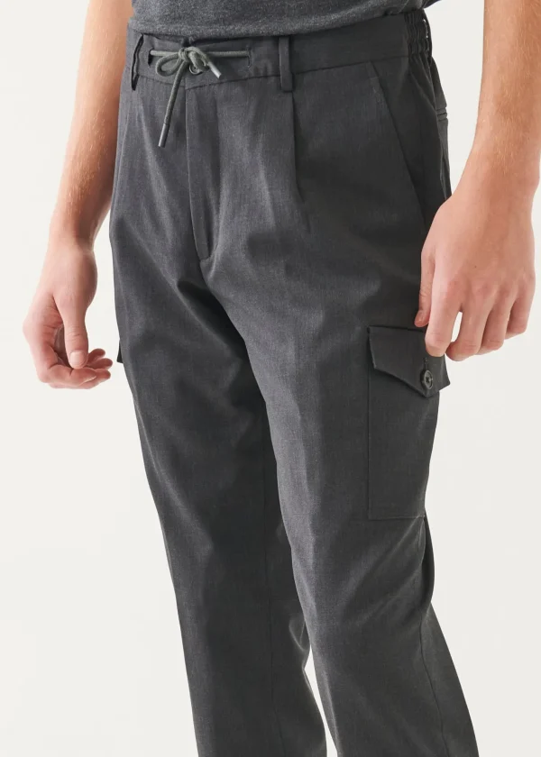 Wool Slim Cargo Pant