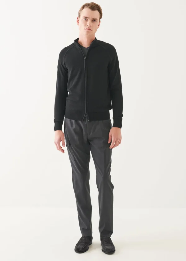 Wool Slim Cargo Pant