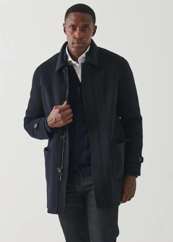 Wool-Cashmere Car Coat