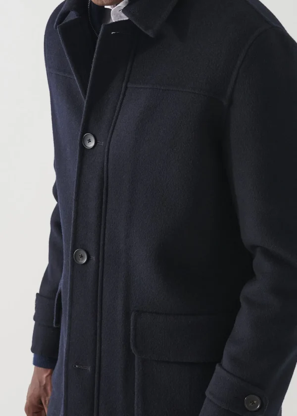 Wool-Cashmere Car Coat